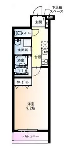 1Kの間取り画像