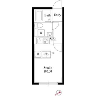 プロスパー飯田橋【2階】の間取り