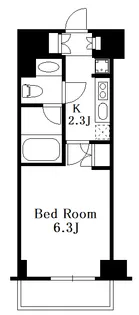 東京都中野区中央5【マンション】の間取り