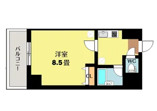 リエス原町【4階】の間取り