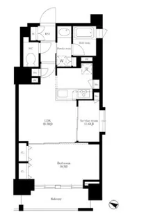 東京都千代田区神田神保町1【マンション】の間取り