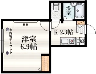 logement tou tou(ロジュマントゥトゥ)【2階】の間取り