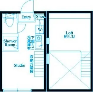 神奈川県川崎市中原区中丸子【アパート】の間取り