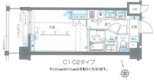 ZOOM品川南【3階】の間取り