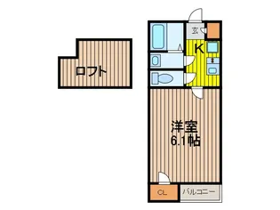 アルコバレーノ浦和【1階】の間取り