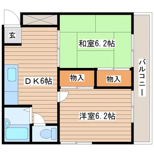 長町リトル・ヒルズ【2階】の間取り