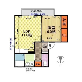 みのしま荘【1階】の間取り