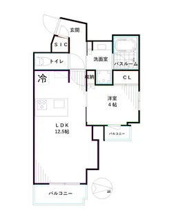 東京都杉並区高円寺南2【マンション】の間取り