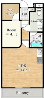 ラフィナート和泉【2階】の間取り