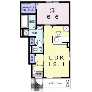 グランデ エステ I【1階】の間取り