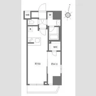 アジールコート板橋本町【5階】の間取り