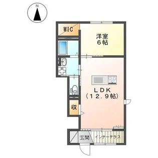 ラフレールA【1階】の間取り