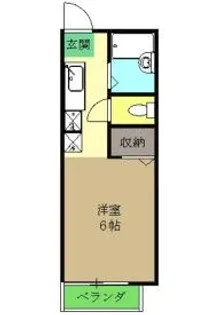 サザンカB棟【1階】の間取り