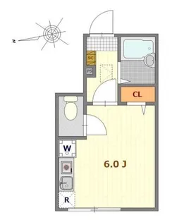 東京都世田谷区上馬1【アパート】の間取り