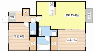 Riziere【1階】の間取り