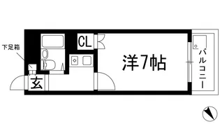 シャトー栄根1【2階】の間取り