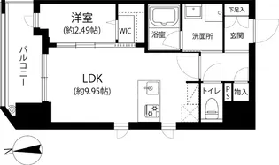 MGH大濠パーク【6階】の間取り