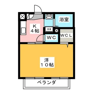 マ メゾンヌーヴォー I【2階】の間取り