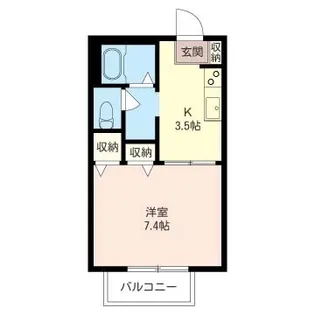 ニュービアンカII【1階】の間取り