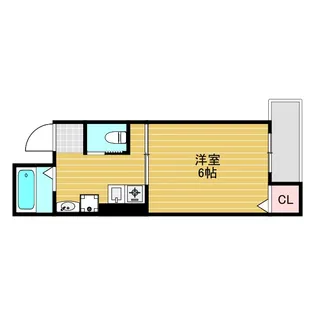リブレ木川【1階】の間取り