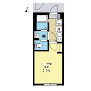 C.B.Grey.東林間【1階】の間取り