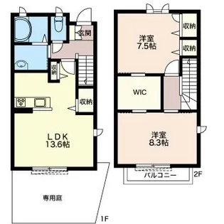 東京都東村山市秋津町3【一戸建】の間取り