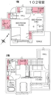 東京都渋谷区代官山町【一戸建】の間取り