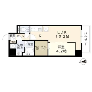 (仮称)天理市マンション【6階】の間取り