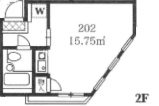 シャンテ東十条【2階】の間取り