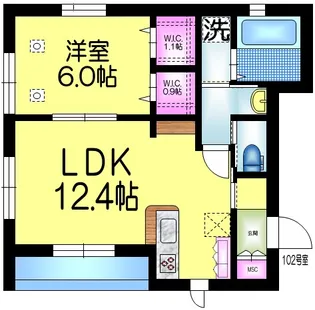 千葉県市川市市川2【マンション】の間取り