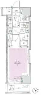 フェルクルールプレスト町屋駅前【3階】の間取り