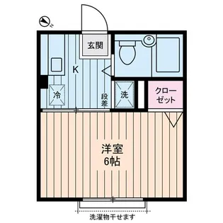 カディカワセII【1階】の間取り