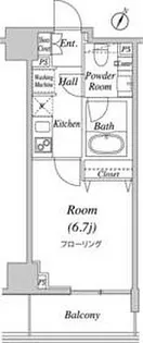 グレイスコート目黒【4階】の間取り