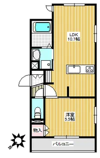 グランハウゼ長崎【2階】の間取り