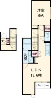 シャインS栄田【2階】の間取り
