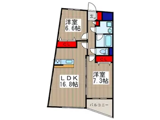 アルカンシエル【3階】の間取り