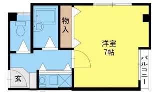 カーサゼブラ土佐堀【2階】の間取り