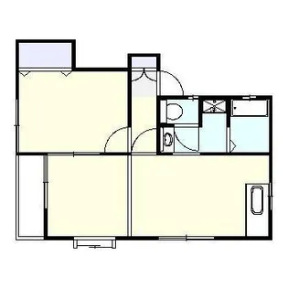ハッピーエス B【2階】の間取り