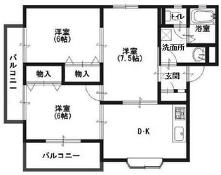 クレール21【4階】の間取り