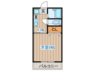 堂林コーポ【2階】の間取り