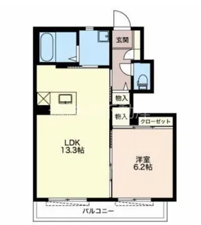 アイリーヤード【1階】の間取り