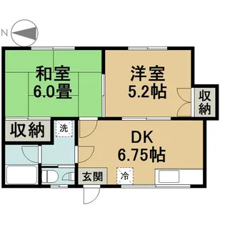 フローラV【1階】の間取り