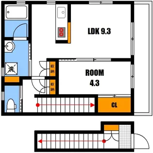 ルミエールメゾン【2階】の間取り