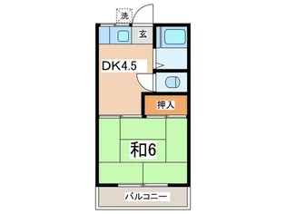 第二 ハイツナカシモ【2階】の間取り