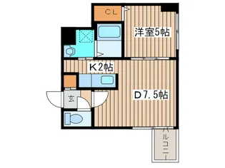 KレジデンスN23【10階】の間取り