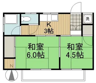 ハウス泉【2階】の間取り