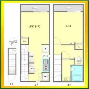 ノーザンロード東伏見の間取り