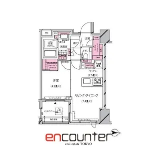 ブランズ桜新町【1階】の間取り