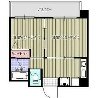 リッツコート宮町【3階】の間取り