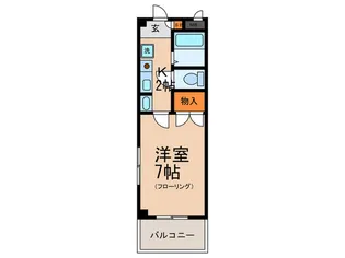 パレスコスモ【4階】の間取り